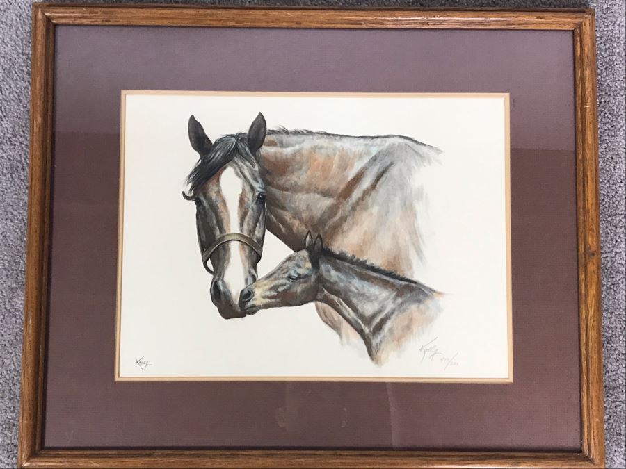 Merry 'Kelly' Stevens (1937-1996) Hand Signed Limited Edition Horse ...