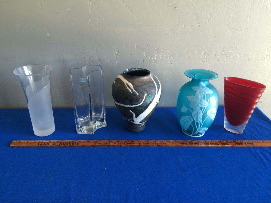 5-Piece Vase Lot [Photo 1]