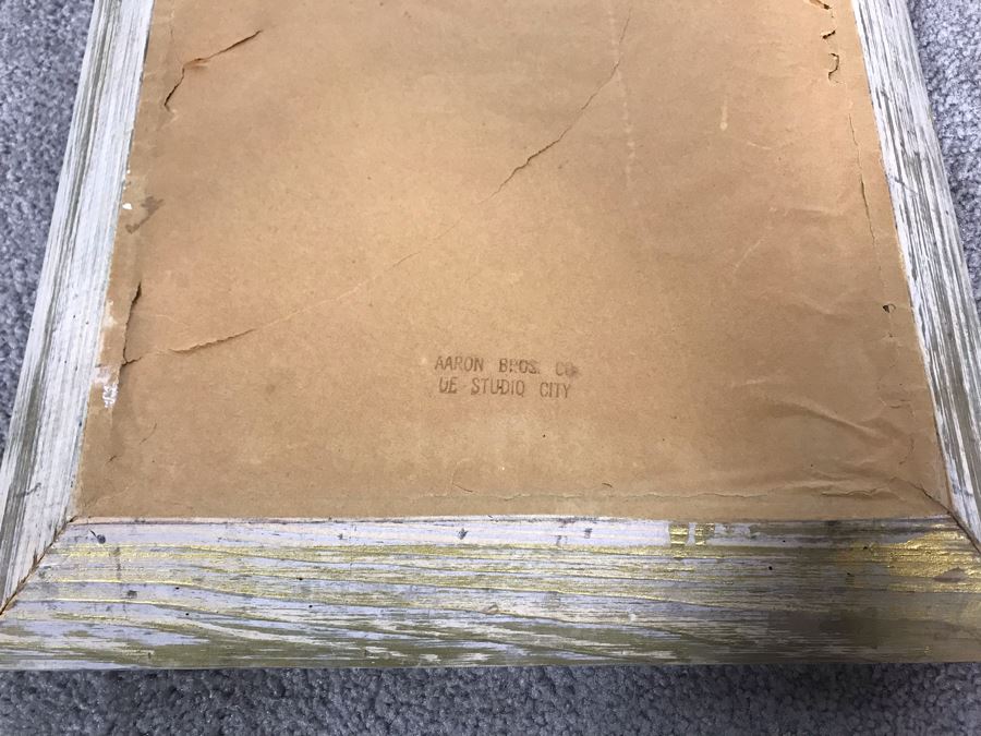 Original Painting Of Child By Actress Carole Mathews Framed 9 X 12 [Photo 11]