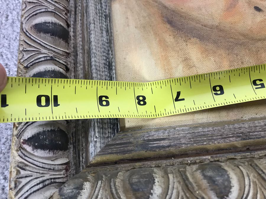 Original Painting Of Child By Actress Carole Mathews Framed 9 X 12 [Photo 7]