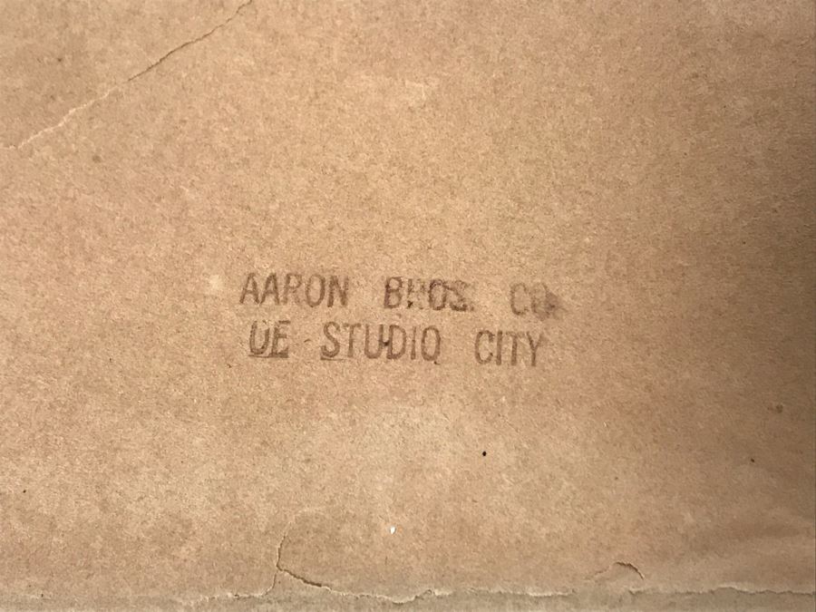 Original Painting Of Child By Actress Carole Mathews Framed 9 X 12 [Photo 12]