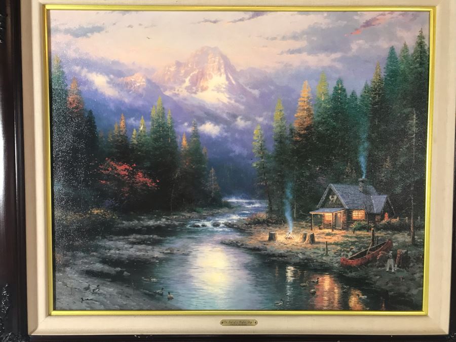 thomas kinkade end of a perfect day