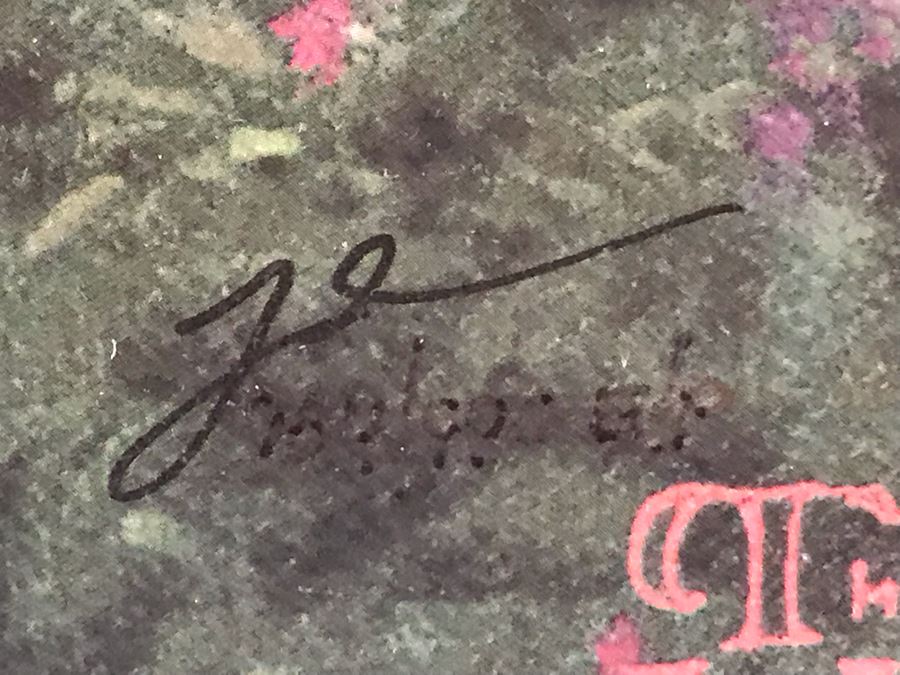 Thomas Kinkade Hand Signed Print Titled 'A New Day Dawning - Romance Of The Sea I' Framed 33 X 24 [Photo 2]