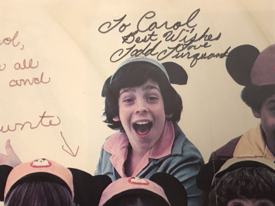 RARE - The New Mickey Mouse Club Hand Signed Poster By All Of The Actors In The TV Show Autographs Framed 19 X 23 [Photo 15]