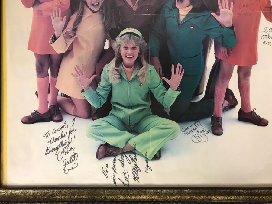 RARE - The New Mickey Mouse Club Hand Signed Poster By All Of The Actors In The TV Show Autographs Framed 19 X 23 [Photo 5]