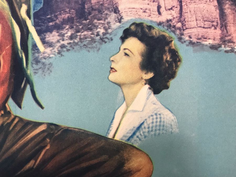 1955 Western Movie Poster 'Treasure Of Ruby Hills' Featuring Carole Mathews Allied Artists Picture 27 X 41 [Photo 3]