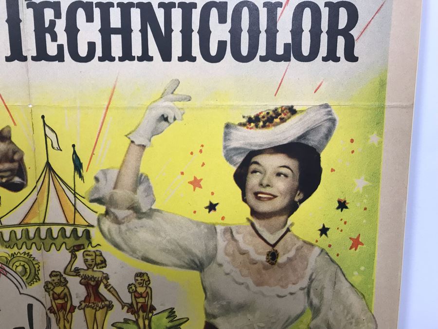 1953 Movie Poster 'Meet Me At The Fair' Featuring Carole Mathews And Scatman Crothers Universal International 27 X 41 [Photo 7]