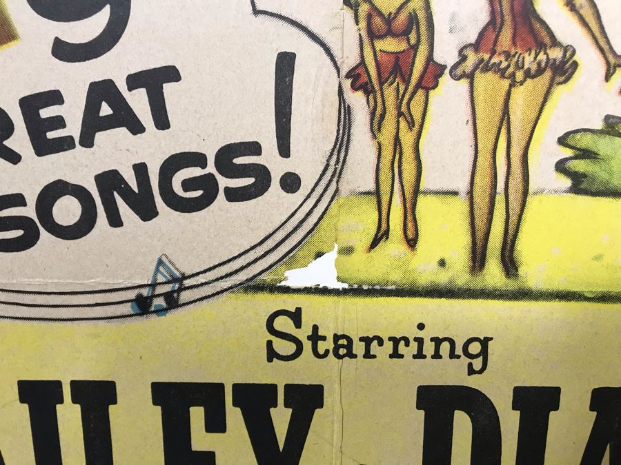 1953 Movie Poster 'Meet Me At The Fair' Featuring Carole Mathews And Scatman Crothers Universal International 27 X 41 [Photo 11]