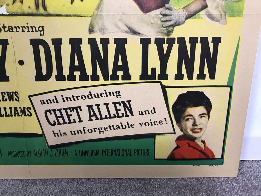 1953 Movie Poster 'Meet Me At The Fair' Featuring Carole Mathews And Scatman Crothers Universal International 27 X 41 [Photo 8]