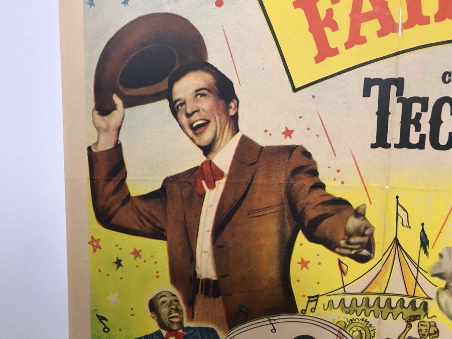 1953 Movie Poster 'Meet Me At The Fair' Featuring Carole Mathews And Scatman Crothers Universal International 27 X 41 [Photo 4]