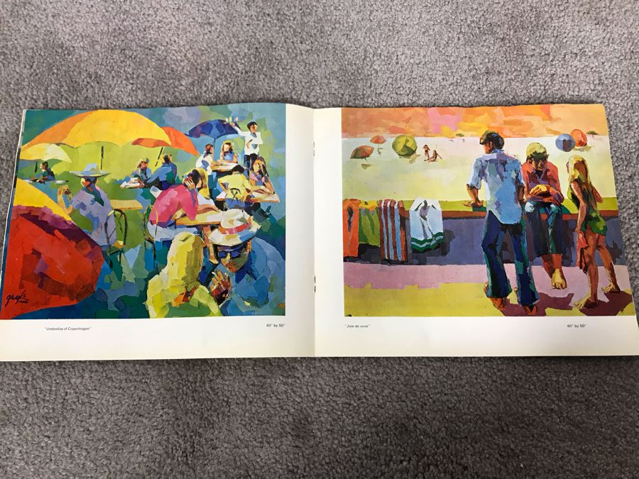 Large Original Marsha Gayle Oil Painting Portrait Of Actress Carole Mathews In Frame 40' X 60' [Photo 26]