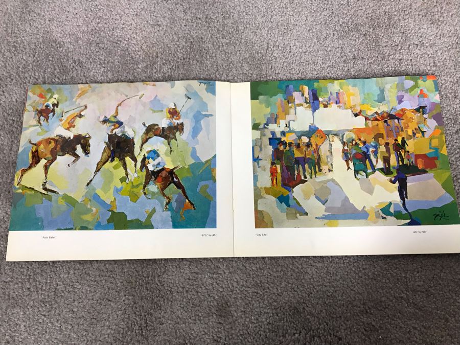 Large Original Marsha Gayle Oil Painting Portrait Of Actress Carole Mathews In Frame 40' X 60' [Photo 28]