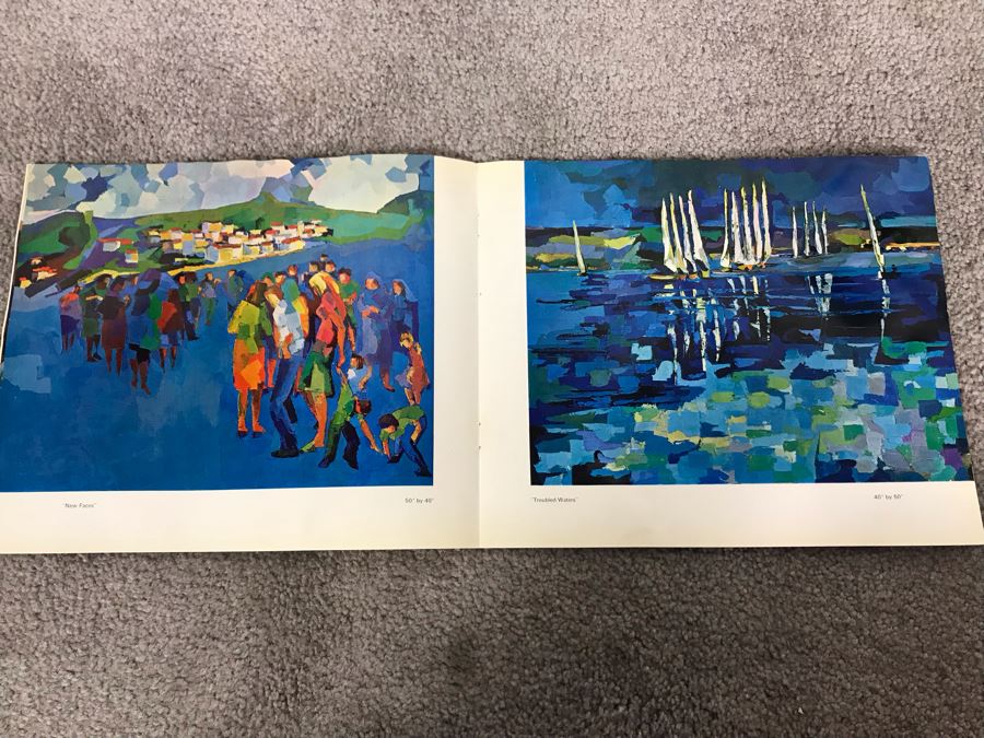 Large Original Marsha Gayle Oil Painting Portrait Of Actress Carole Mathews In Frame 40' X 60' [Photo 25]