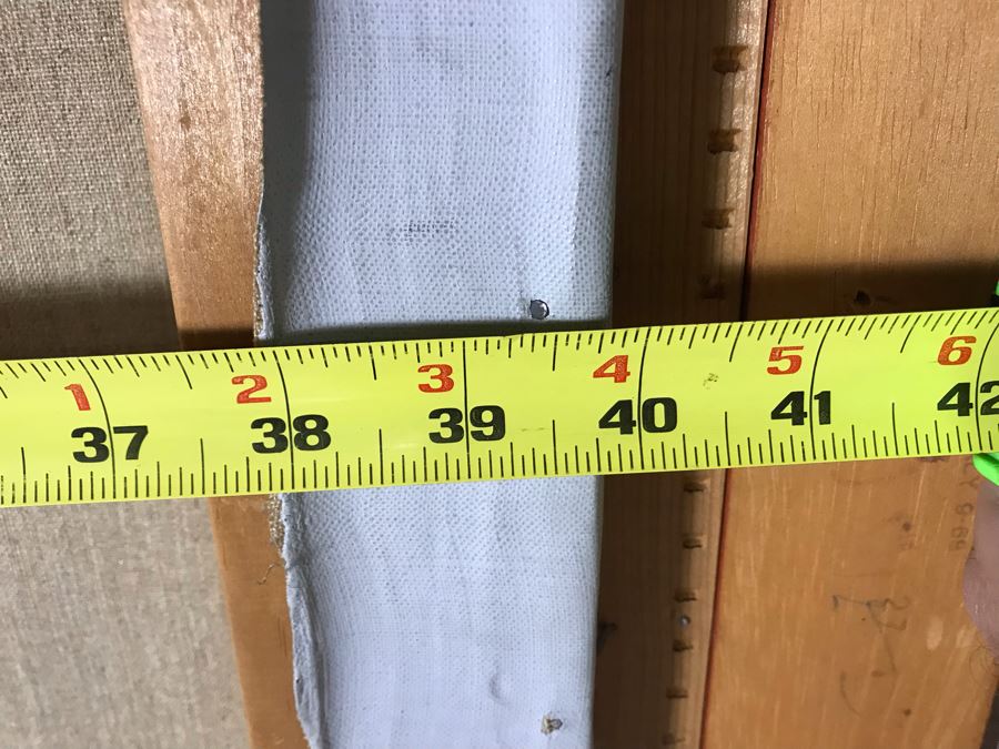 Large Original Marsha Gayle Oil Painting Portrait Of Actress Carole Mathews In Frame 40' X 60' [Photo 17]