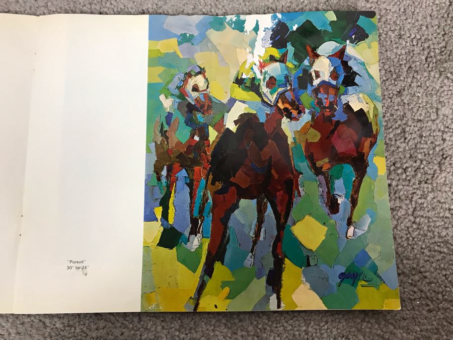 Large Original Marsha Gayle Oil Painting Portrait Of Actress Carole Mathews In Frame 40' X 60' [Photo 23]