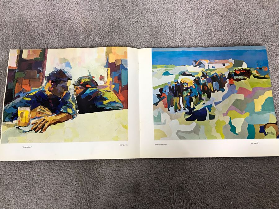 Large Original Marsha Gayle Oil Painting Portrait Of Actress Carole Mathews In Frame 40' X 60' [Photo 24]