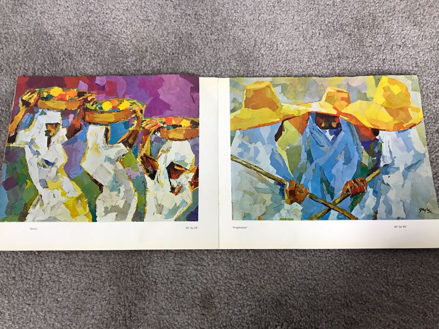 Large Original Marsha Gayle Oil Painting Portrait Of Actress Carole Mathews In Frame 40' X 60' [Photo 27]