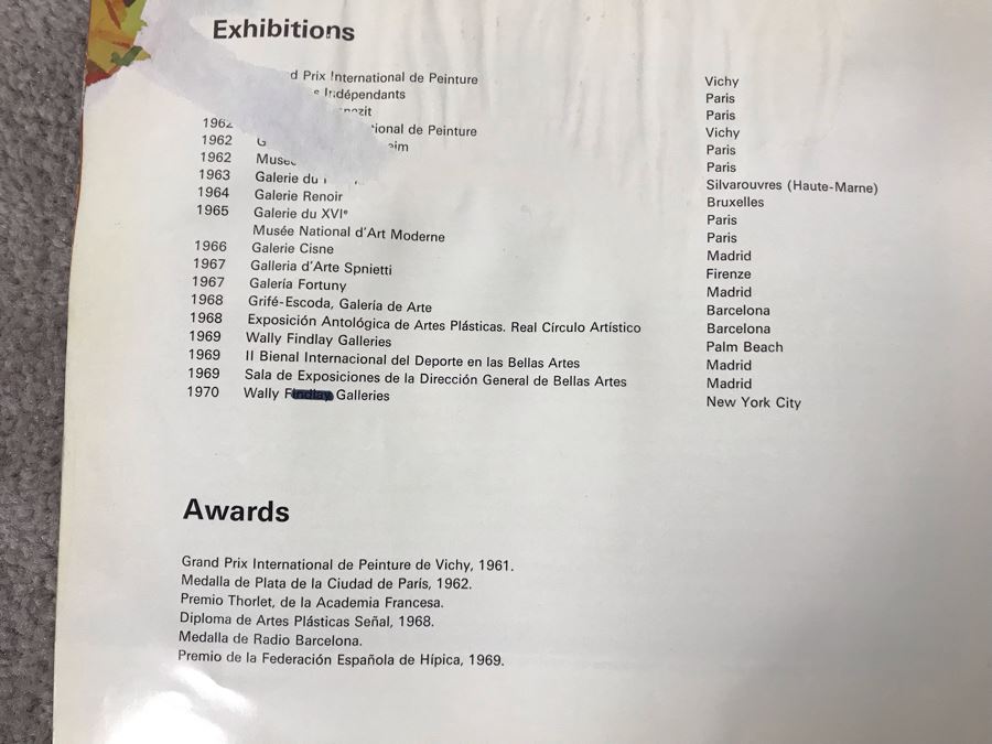 Large Original Marsha Gayle Oil Painting Portrait Of Actress Carole Mathews In Frame 40' X 60' [Photo 32]