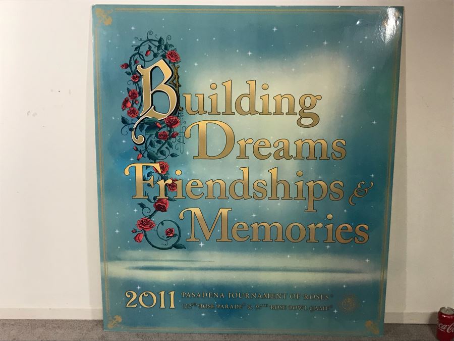 2011 Pasadena Tournament Of Roses 122th Rose Parade & 97th Rose Bowl Game (Wisconsin Badgers Vs TCU Horned Frogs) Poster On Board 42 X 48 [Photo 2]