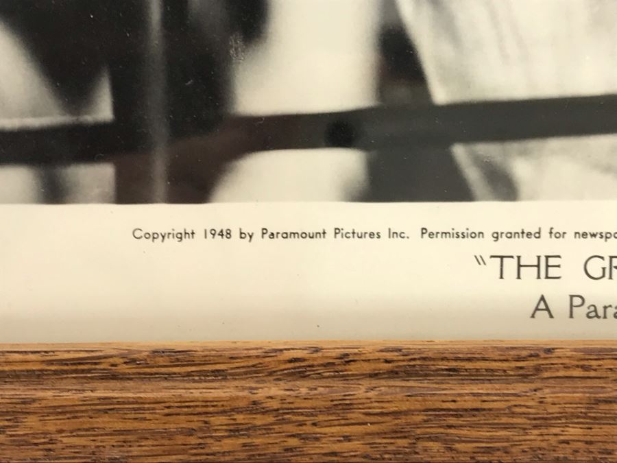 1949 Framed B&W Photograph From Movie Scene 'The Great Gatsby' A Paramount Picture Featuring Actress Carole Mathews 9.5 X 11.5 [Photo 5]