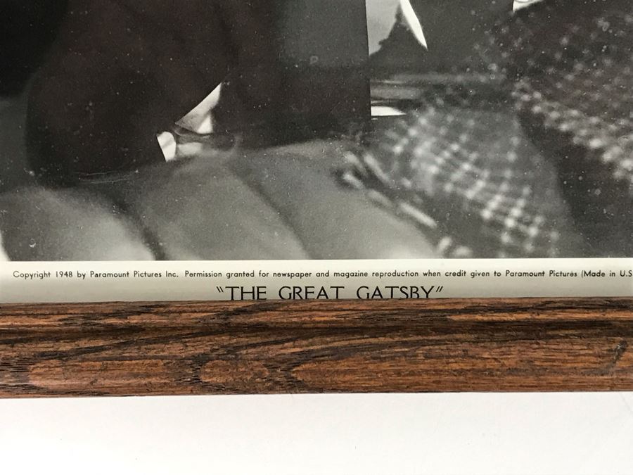 1949 Framed B&W Photograph From Movie Scene 'The Great Gatsby' A Paramount Picture Featuring Actress Carole Mathews 9.5 X 11.5 [Photo 4]