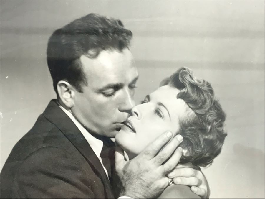 Framed B&W Photograph From Movie Scene Featuring Actress Carole Mathews 9.5 X 11.5 [Photo 2]