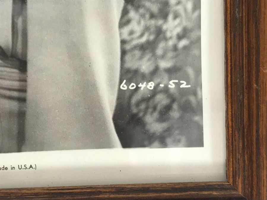 1948 Framed B&W Photograph From Movie Scene 'Special Agent' Paramount Pictures Featuring Actress Carole Mathews 9.5 X 11.5 [Photo 6]