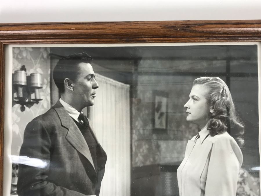 1948 Framed B&W Photograph From Movie Scene 'Special Agent' Paramount ...