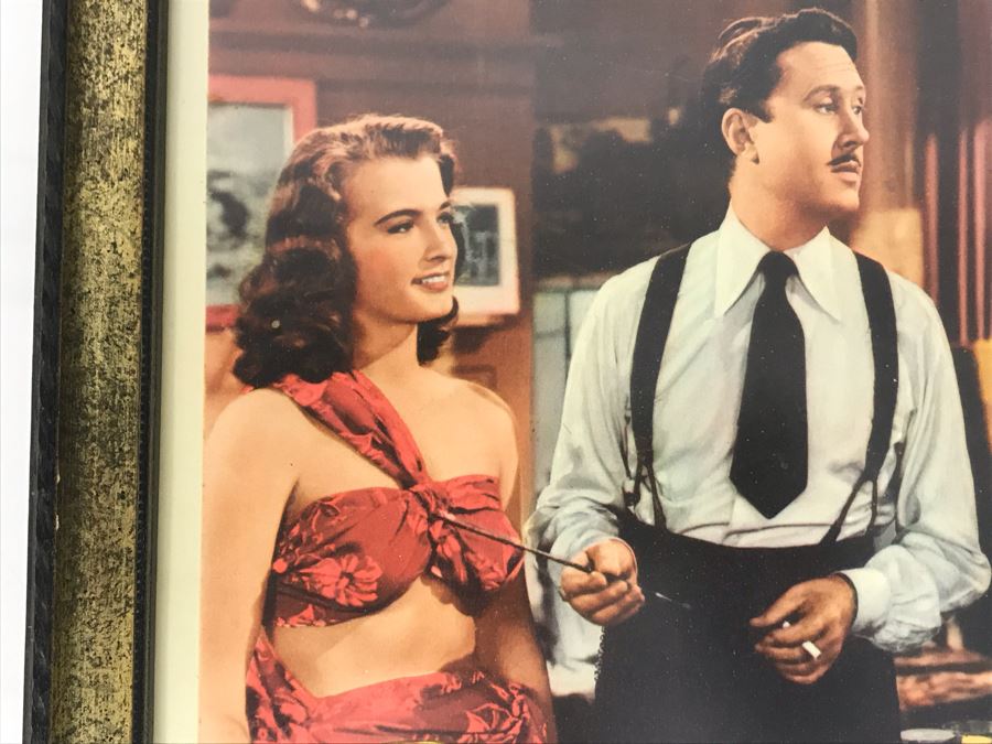 Strange Affair 1944 Movie Poster Lobby Card 'But, Honey! Every Artist Needs A Model!' Featuring Actress Carole Mathews Columbia Pictures Framed 15 X 12 [Photo 3]