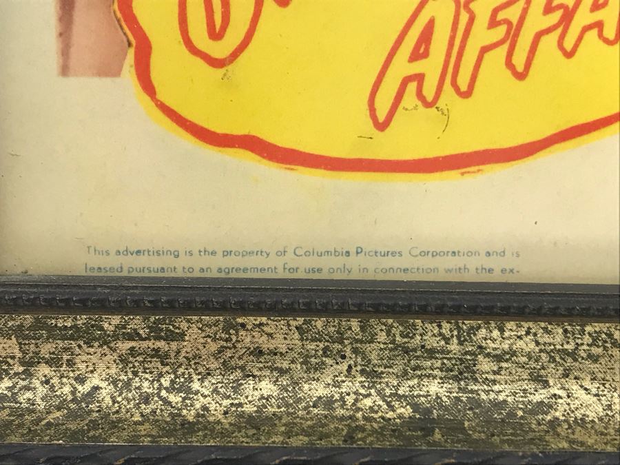 Strange Affair 1944 Movie Poster Lobby Card 'But, Honey! Every Artist Needs A Model!' Featuring Actress Carole Mathews Columbia Pictures Framed 15 X 12 [Photo 9]