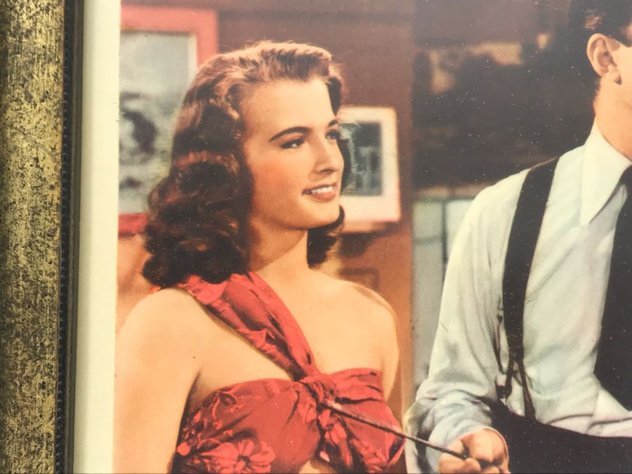 Strange Affair 1944 Movie Poster Lobby Card 'But, Honey! Every Artist Needs A Model!' Featuring Actress Carole Mathews Columbia Pictures Framed 15 X 12 [Photo 11]