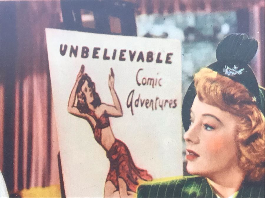 Strange Affair 1944 Movie Poster Lobby Card 'But, Honey! Every Artist Needs A Model!' Featuring Actress Carole Mathews Columbia Pictures Framed 15 X 12 [Photo 5]