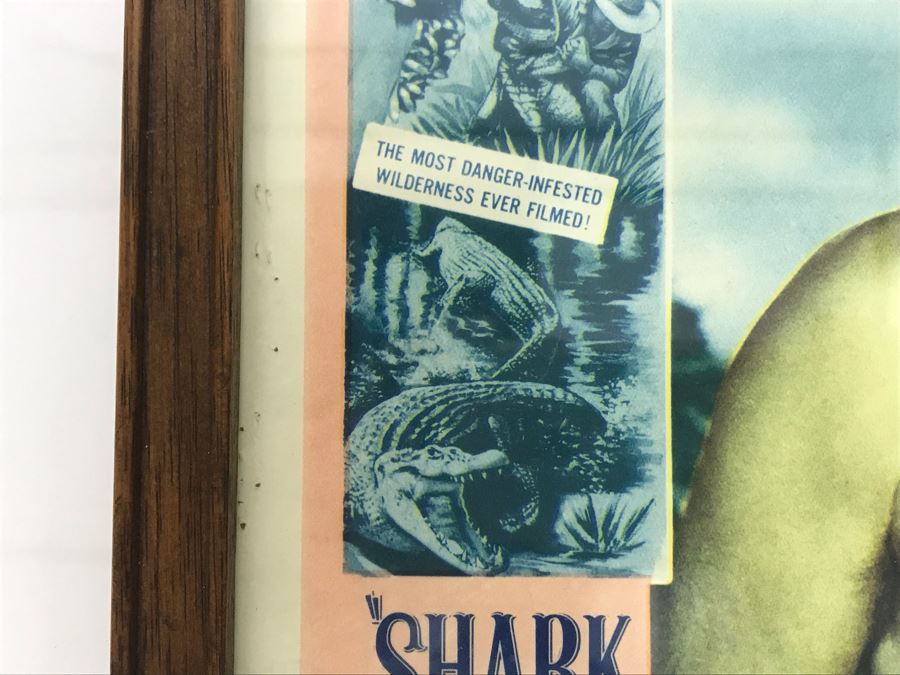 Shark River 1953 Movie Poster Lobby Card Featuring Actress Carole Mathews United Artists Corporation Framed 15 X 12 [Photo 6]