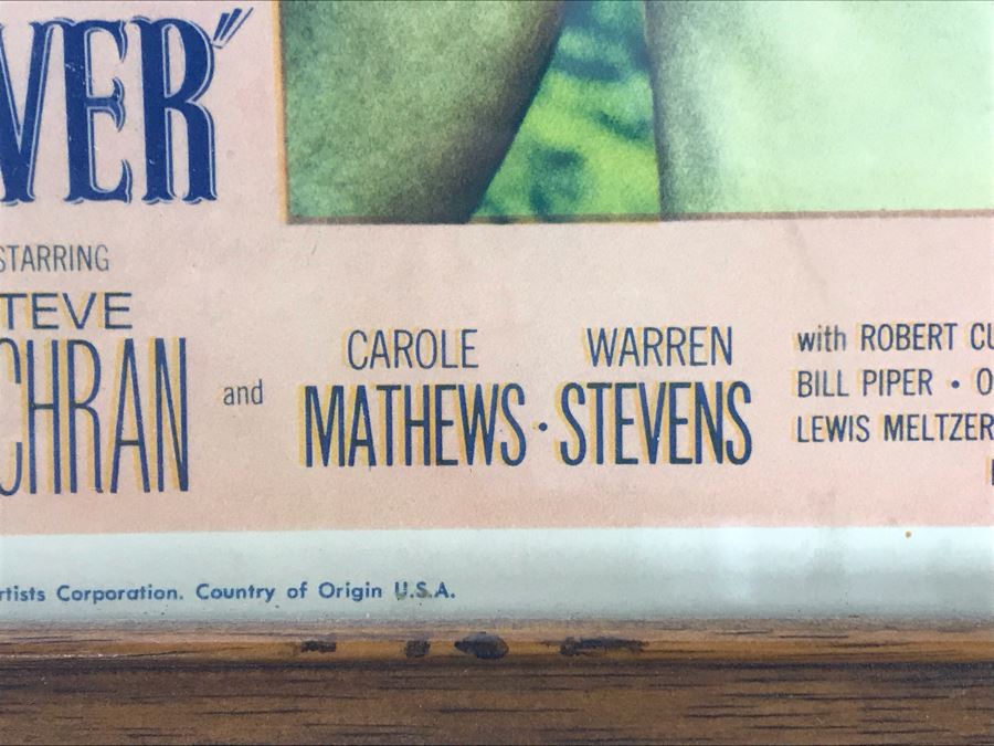 Shark River 1953 Movie Poster Lobby Card Featuring Actress Carole Mathews United Artists Corporation Framed 15 X 12 [Photo 9]