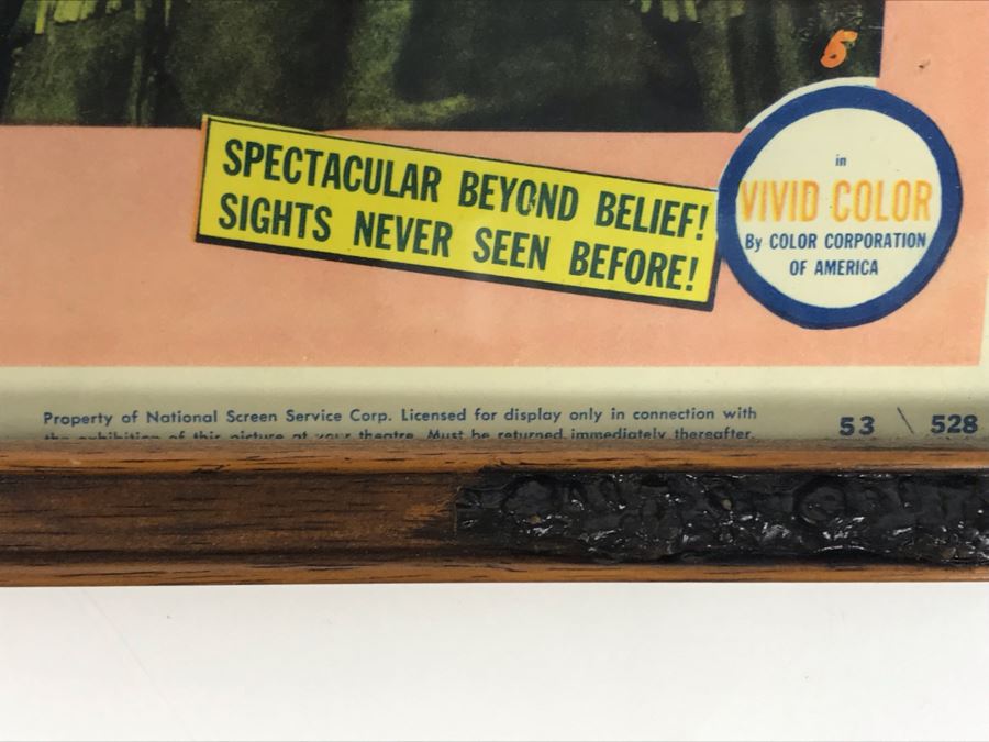 Shark River 1953 Movie Poster Lobby Card Featuring Actress Carole Mathews United Artists Corporation Framed 15 X 12 [Photo 11]