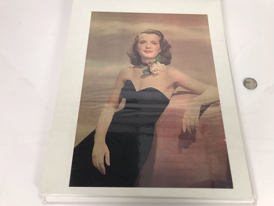 Actress Carole Mathews Personal Scrapbook With Signed Photos And Clippings [Photo 18]