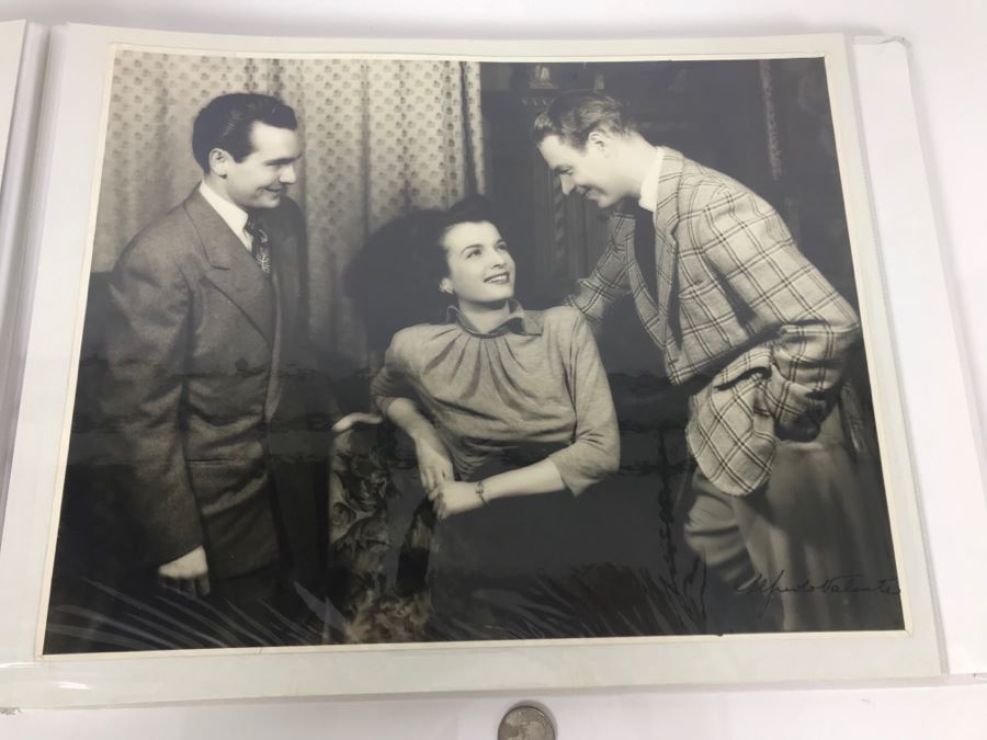 Actress Carole Mathews Personal Scrapbook With Signed Photos And Clippings [Photo 5]