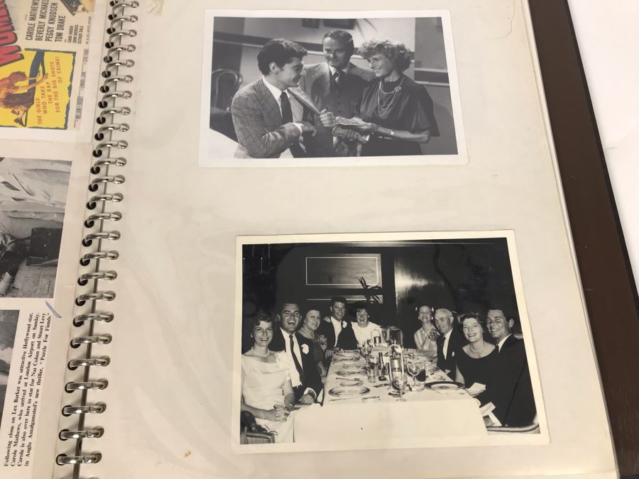 Actress Carole Mathews Personal Scrapbook With Photos And Clippings [Photo 5]