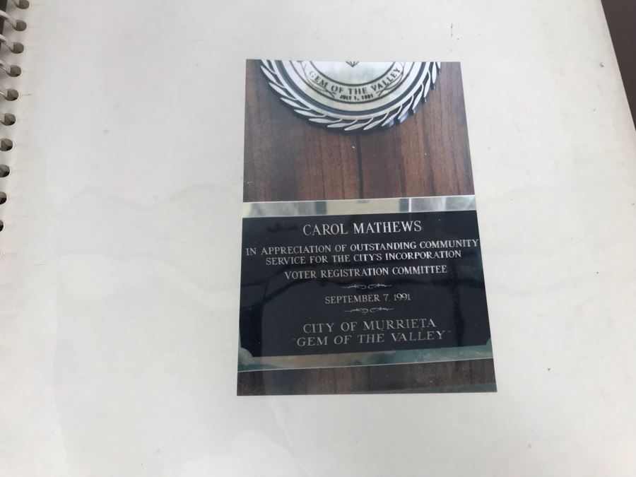 Actress Carole Mathews Personal Scrapbook With Photos And Clippings [Photo 13]