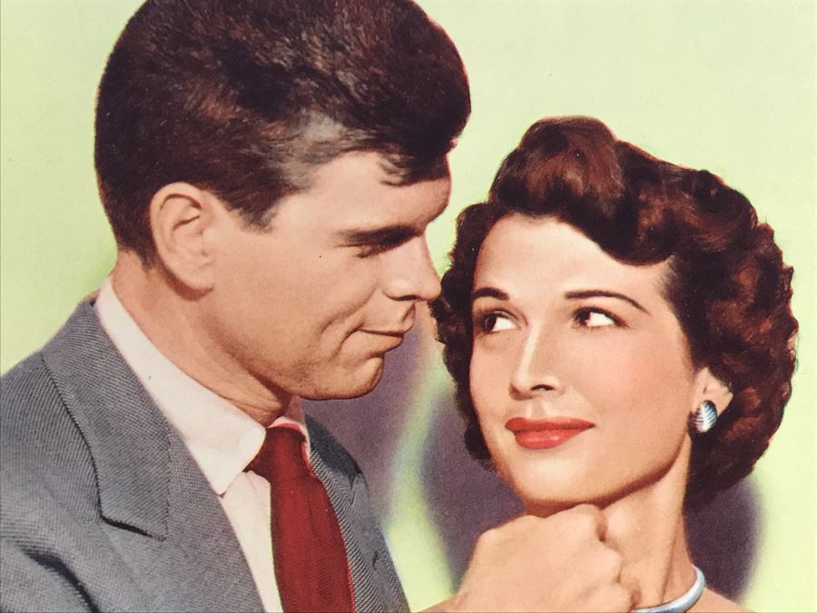 SIGNED By Barry Nelson The Man With My Face 1951 Movie Poster Lobby Card Featuring Actress Carole Mathews Allied Artist Picture [Photo 4]