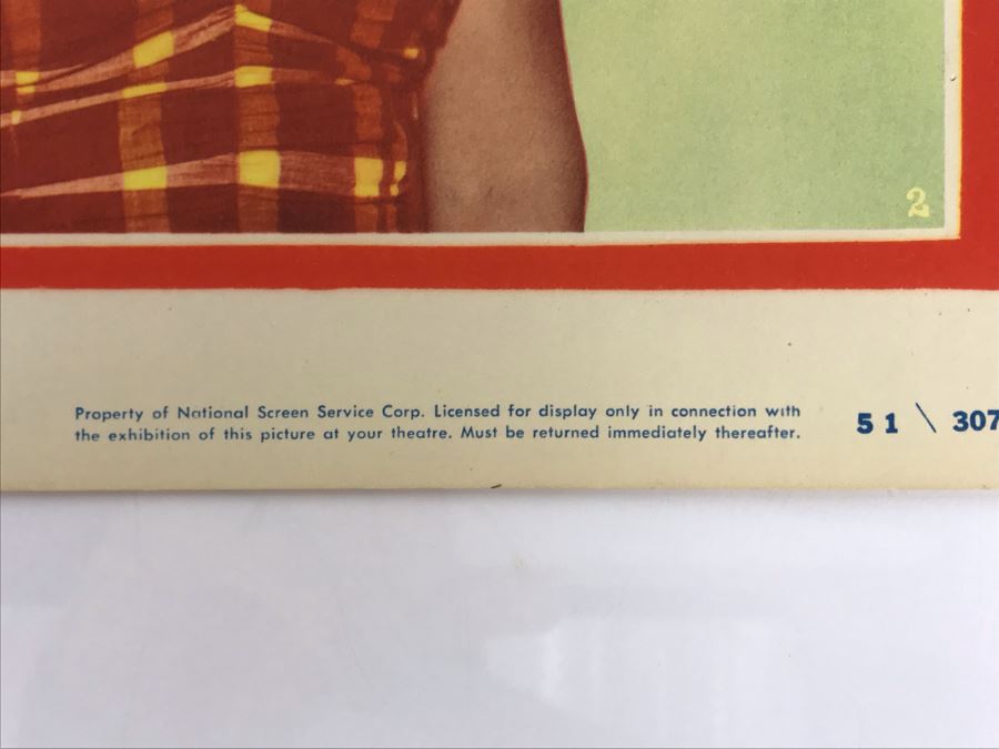 SIGNED By Barry Nelson The Man With My Face 1951 Movie Poster Lobby Card Featuring Actress Carole Mathews Allied Artist Picture [Photo 7]