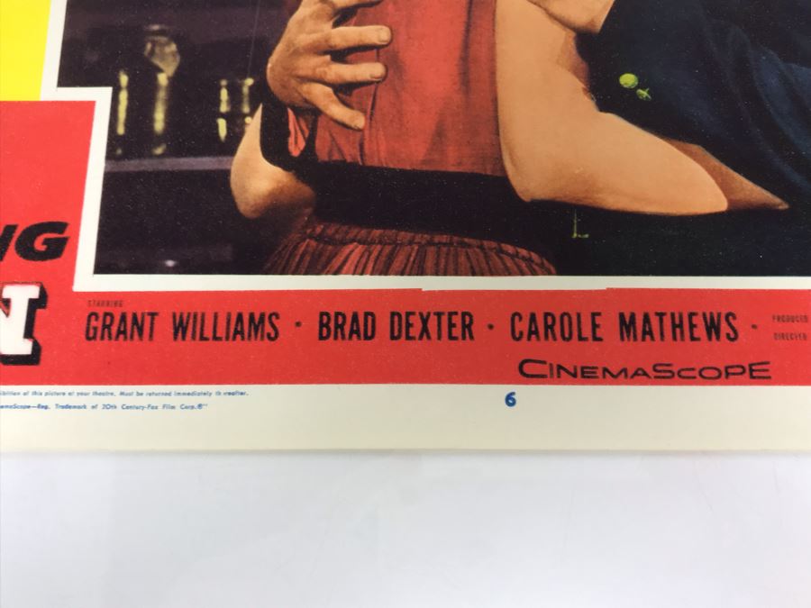 13 Fighting Men 1960 Movie Poster Lobby Card Featuring Actress Carole Mathews Allied Artist Picture [Photo 5]