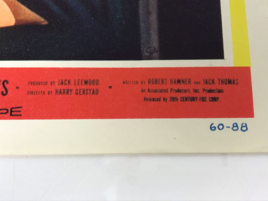 13 Fighting Men 1960 Movie Poster Lobby Card Featuring Actress Carole Mathews Allied Artist Picture [Photo 6]