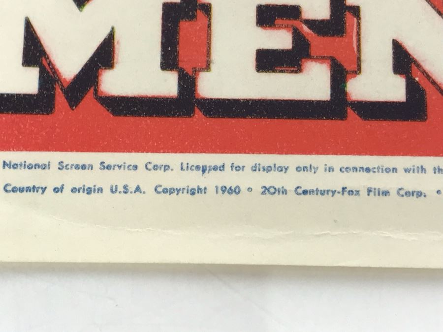 13 Fighting Men 1960 Movie Poster Lobby Card Featuring Actress Carole Mathews Allied Artist Picture [Photo 4]