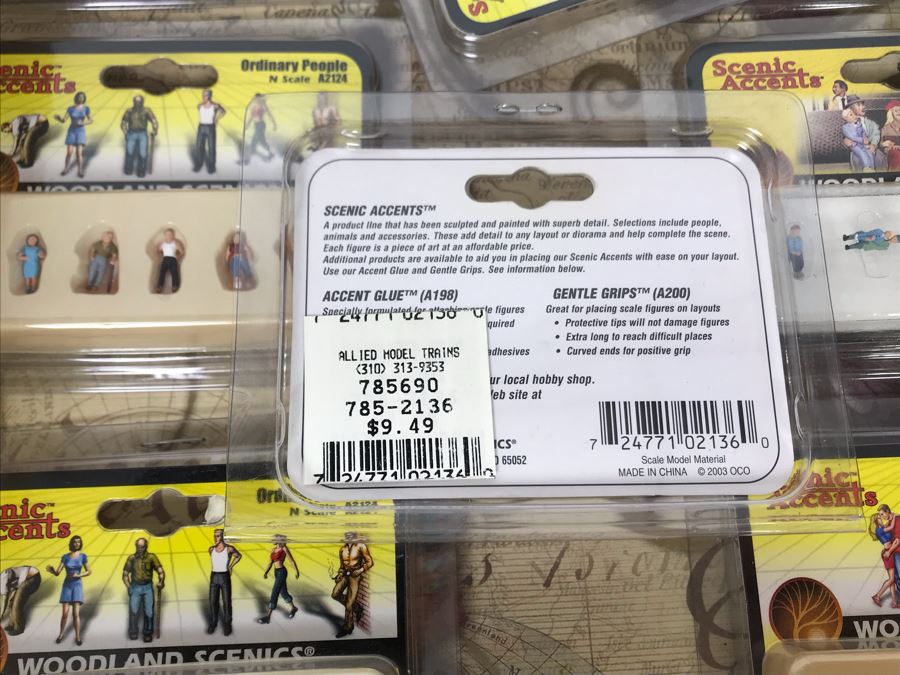 Collection Of New Miniature N Scale Train Figures And Cars With Faux Book Safe - See Photos [Photo 15]