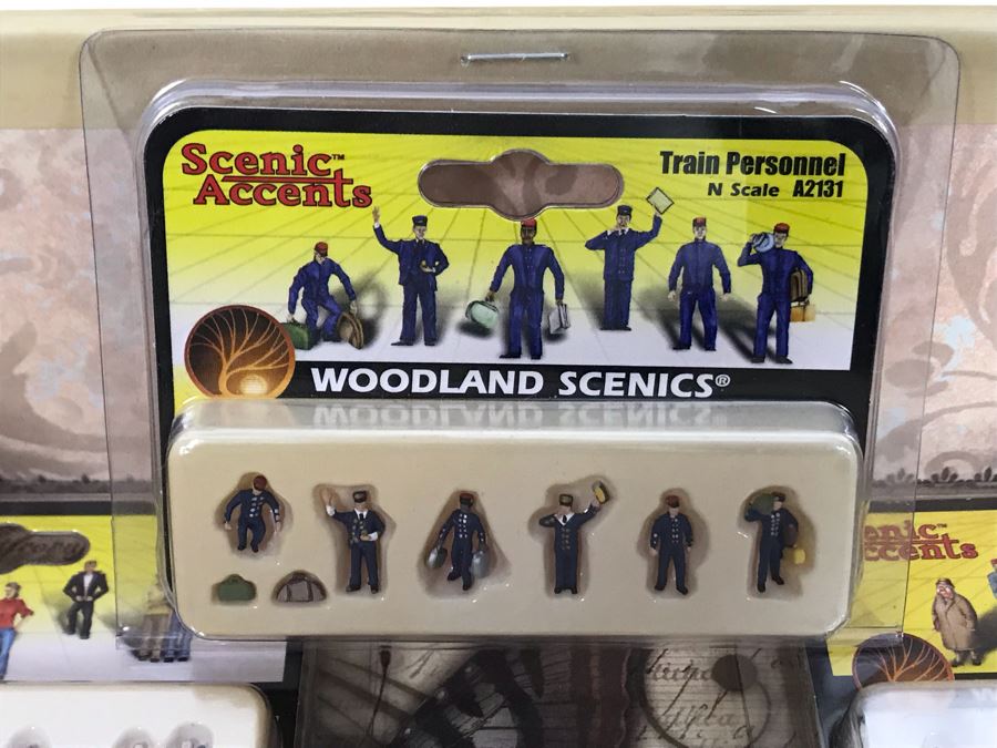 Collection Of New Miniature N Scale Train Figures And Cars With Faux Book Safe - See Photos [Photo 8]