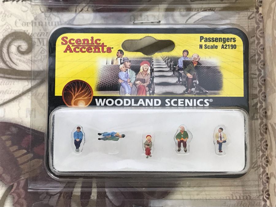 Collection Of New Miniature N Scale Train Figures And Cars With Faux Book Safe - See Photos [Photo 5]