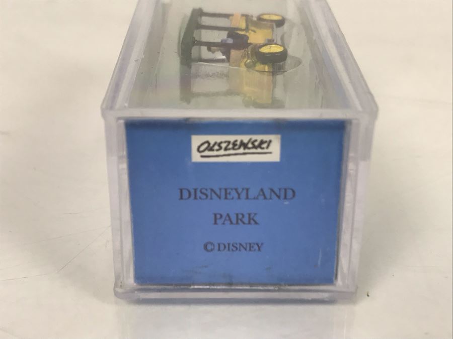 NEW Robert Olszewski Disneyland Main Street, USA Collection Miniatures Yellow-Horseless Carriage DL302 - Estimate $50-$100 [Photo 4]