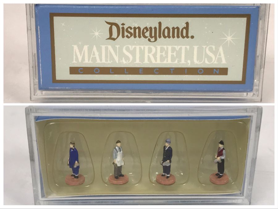 NEW Robert Olszewski Disneyland Main Street, USA Collection Miniatures Dapper Dans Character Pack DL404 - Estimate $100-$200