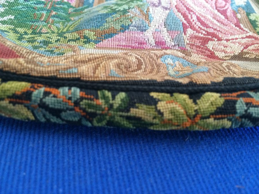 Vintage Christine Custom Bags, Vintage Needlepoint Purse, Needlepoint Handbag [Photo 2]